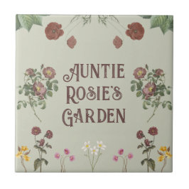  Bloemen Custom Display Tuin Tegeltje