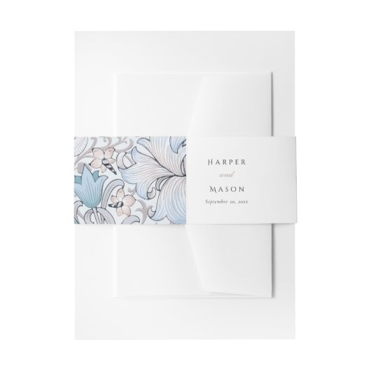  Bloemen Custom Lily Morris Uitnodigingen Wikkel (Voorkant Voorbeeld)