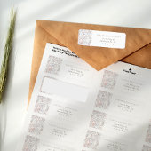 Bloemen Custom Retouradres Lily Morris Etiket