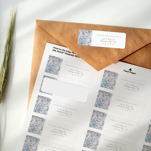  Bloemen Custom Retouradres Lily Morris Etiket