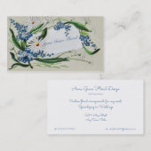  Bloemen, Daisies en Bluebells, Aangepast Visitekaartje (Voorkant / Achterkant)