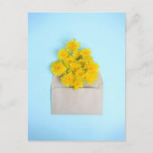 Bloemen | Dandelions op de envelop Briefkaart (Voorkant)