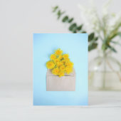 Bloemen | Dandelions op de envelop Briefkaart (Staand voorkant)