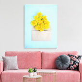 Bloemen | Dandelions op de envelop Canvas Afdruk (Insitu (Woonkamer))