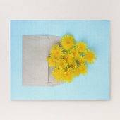 Bloemen | Dandelions op de envelop Legpuzzel (Horizontaal)