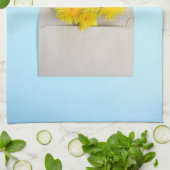 Bloemen | Dandelions op de envelop Theedoek (Gevouwen)