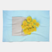 Bloemen | Dandelions op de envelop Theedoek (Horizontaal)