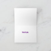 bloemen dank je kaartje bedankkaart (Binnen)