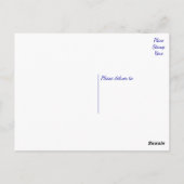 Bloemen Dank u Bloem -Gele Zonnebloem Briefkaart (Achterkant)