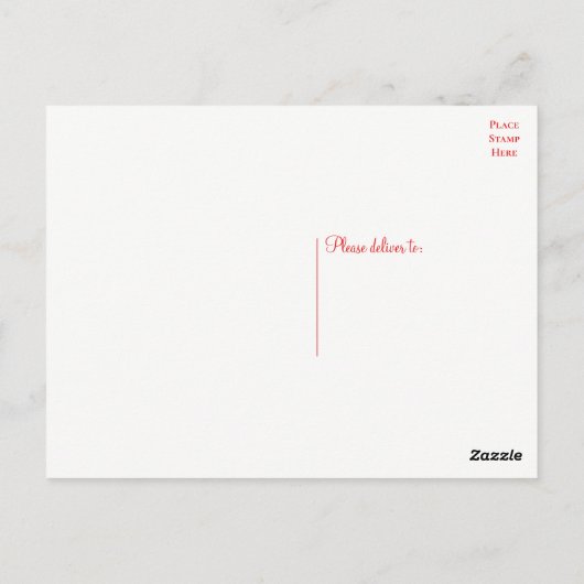 Bloemen Dank u Rode Rose Bloemen Bruiloft Romantis Briefkaart (Achterkant)