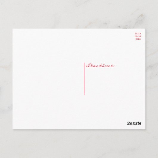 Bloemen Dank u rode rozenbloem Briefkaart (Achterkant)