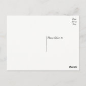 bloemen Dank u roze bloemen Briefkaart (Achterkant)