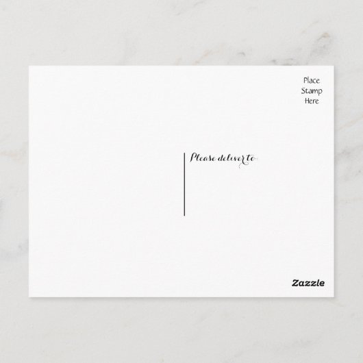 Bloemen Dank u Roze Bloemen Zwart Trouwfeest Briefkaart (Achterkant)