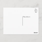 Bloemen Dank u roze pioenroos bloem Briefkaart (Achterkant)