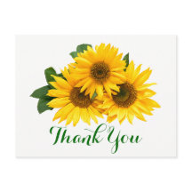 Bloemen Dank u Zonnebloem Geel & Groene Bloemen