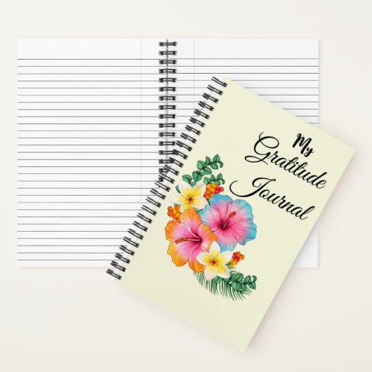 Bloemen Dankbaarheid Tijdschrift Notitieboek (Binnen)