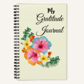 Bloemen Dankbaarheid Tijdschrift Notitieboek (Voorkant)