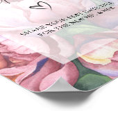 Bloemen - date nachtelijke ideeën. Datum jar bruid Poster (Hoek)