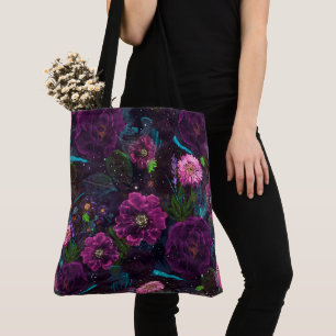 Bloemen de handpijn van de capricieuze de tote bag