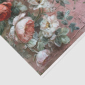 Bloemen Decopauge papier voor breadboards. (Detail)