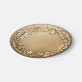 Bloemen decor voor uw feest. papieren bordje (Gekanteld)