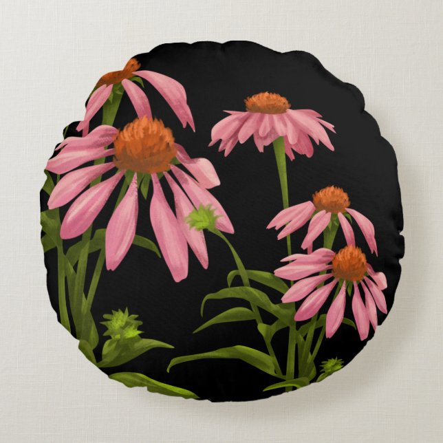 bloemen decoratie werpt kussen (Voorkant)