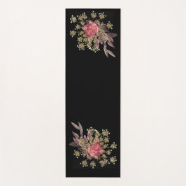 bloemen decoratie yogamat
