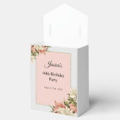 Bloemen decoraties Vrouwelijke verjaardag Bedankdoosjes (Geopend)
