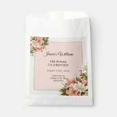 Bloemen decoraties Vrouwelijke verjaardag Bedankzakje (Voorkant)
