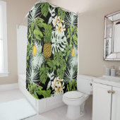 bloemen decoratieve eye-catching douchegordijn (In situ)