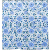 bloemen decoratieve eye-catching douchegordijn (Voorkant)