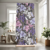  bloemen decoratieve eye-catching douchegordijn