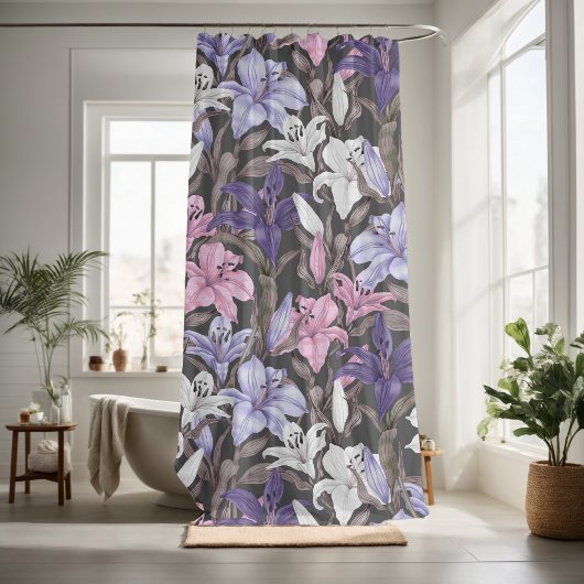  bloemen decoratieve eye-catching douchegordijn