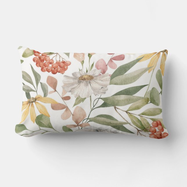  bloemen decoratieve eye-catching kussen (Voorkant)