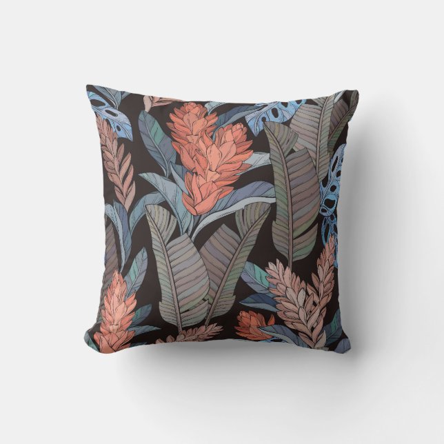  bloemen decoratieve eye-catching kussen (Voorkant)