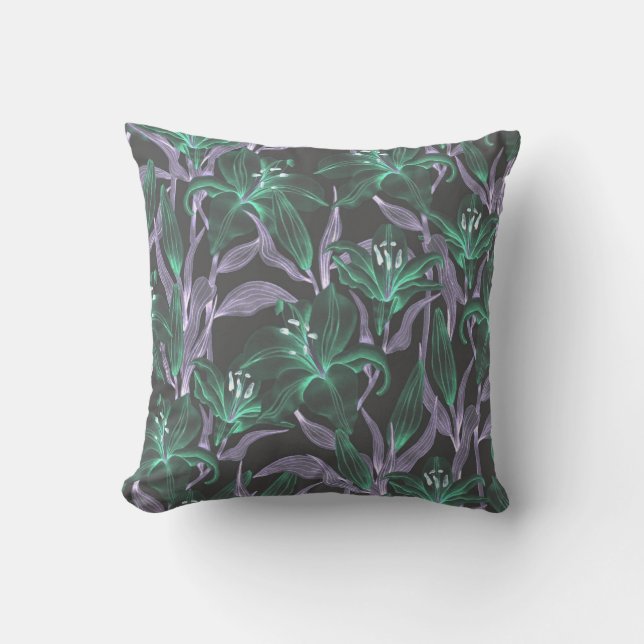  bloemen decoratieve eye-catching kussen (Voorkant)