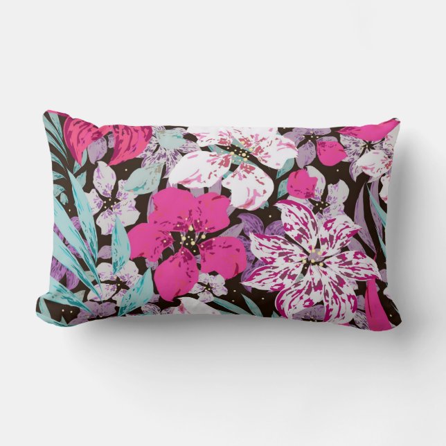  bloemen decoratieve eye-catching kussen (Voorkant)