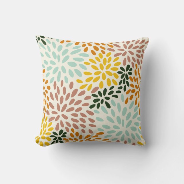  bloemen decoratieve eye-catching kussen (Voorkant)