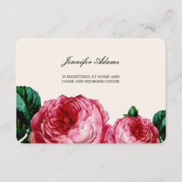 BLOEMEN DECOUPAGE BRUILOFT REGISTER KAARTEN