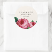  BLOEMEN DECOUPAGE DANK U STICKERS (Tas)