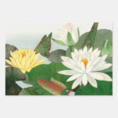 Bloemen Decoupage Trio Set Illustraties Inpakpapier Vel (Voorkant)