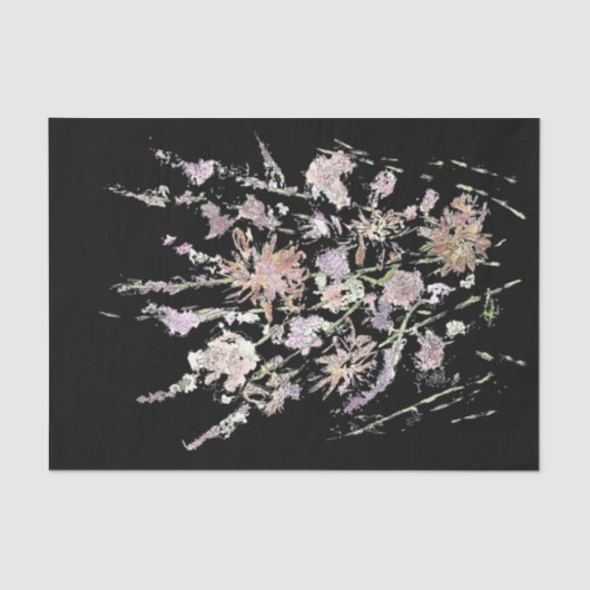 Bloemen Decoupage Wildflower Collage Tissuepapier (Voorkant)