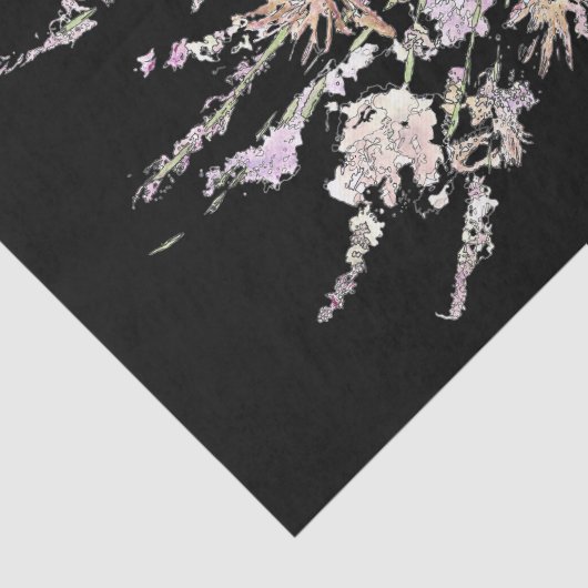 Bloemen Decoupage Wildflower Collage Tissuepapier (Detail)