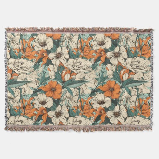 bloemen deken (Voorkant)
