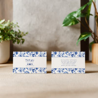  Bloemen Delfts Blauw Sociale Bedankt