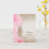 Bloemen denken aan jou kaart (Gele Bloem)