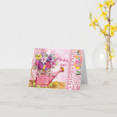 Bloemen denken aan jou kaart (Gele Bloem)