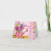 Bloemen denken aan jou kaart (Voorkant)