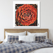 Bloemen des Levens Canvas Afdruk (Insitu (Slaapkamer))
