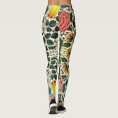 Bloemen Design van William Morris Seaweed Leggings (Achterkant)